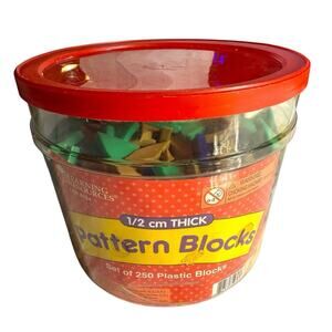 Learning Resources Pattern Blocks Tangram Shapes Teacher Tools 249 Plastic Piece